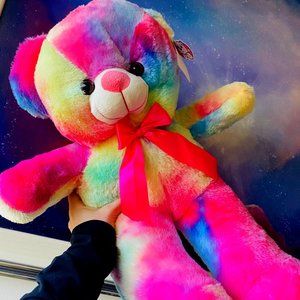 Teddy Bear Rainbow Light-up 22"